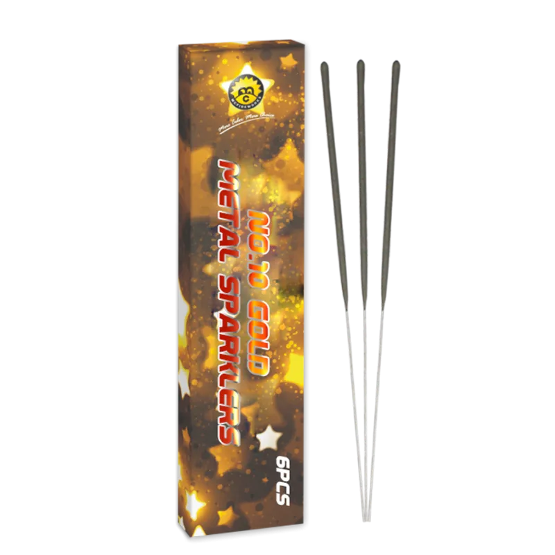No.10 Gold Metal Sparlers MC1302