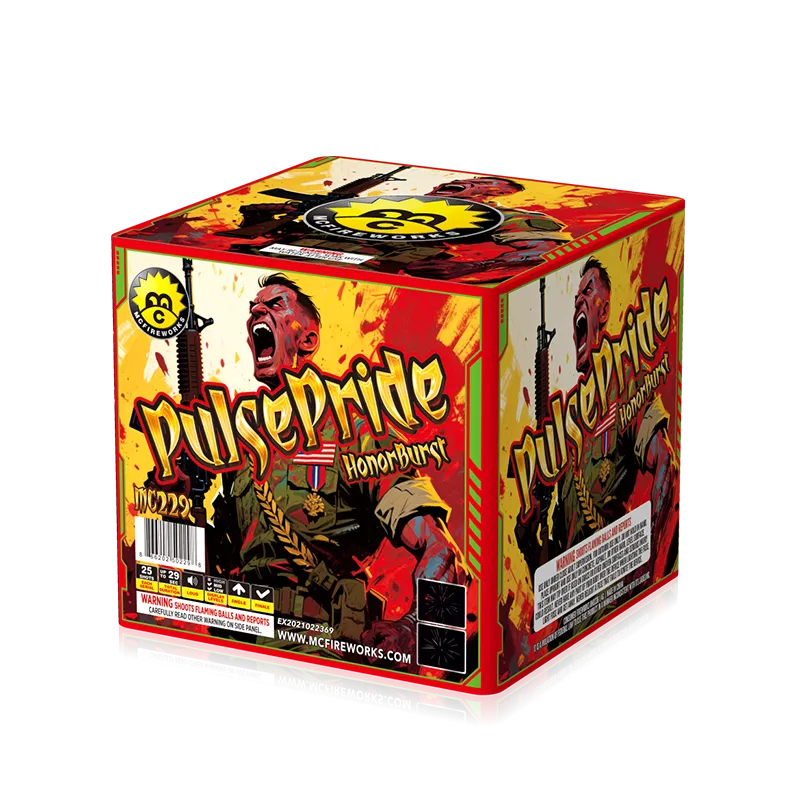 Pulsepride Honorburst 25 výstřelů 200 g sortiment dortů MC229a