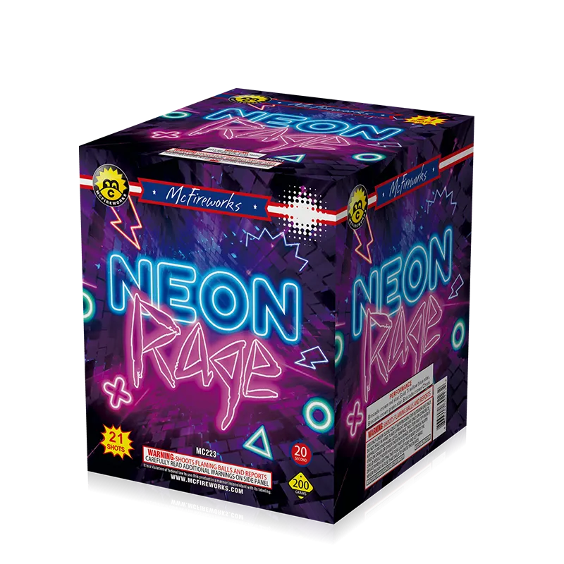 Neon Rage 21 výstřelů 200 g dort MC223