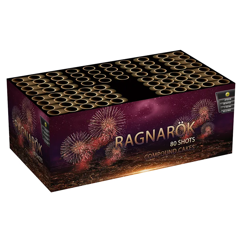 Ragnarök 80 výstřelů složený dort zf0026