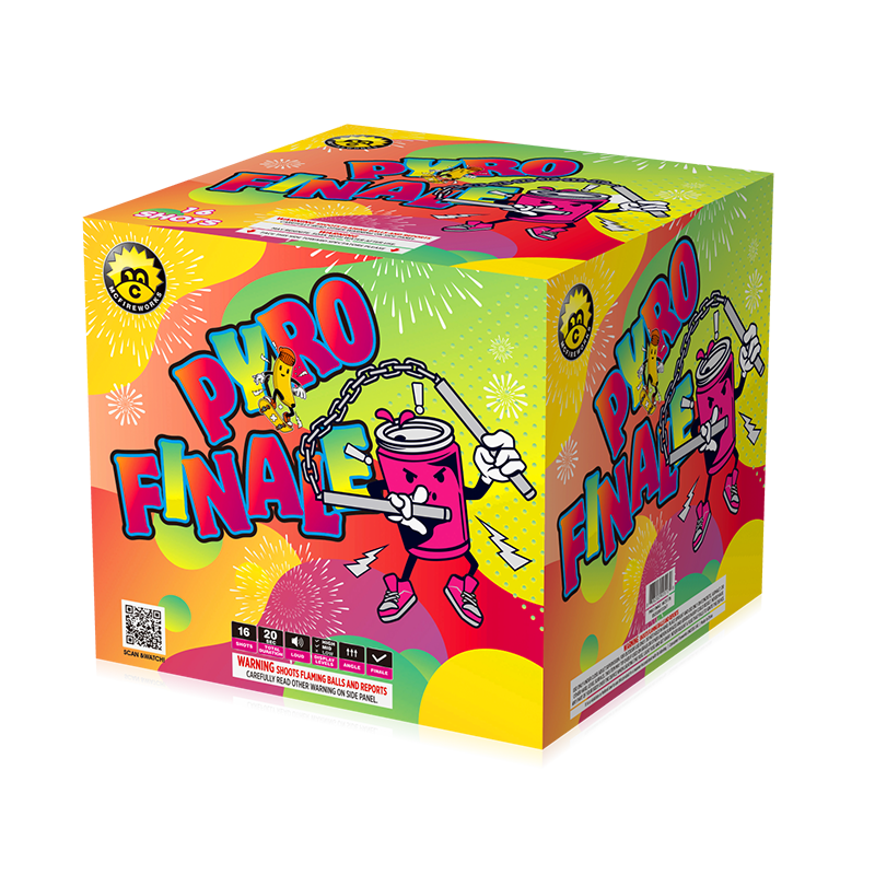 Finále Pyro 16 výstřelů 500g dortů sortiment MC517