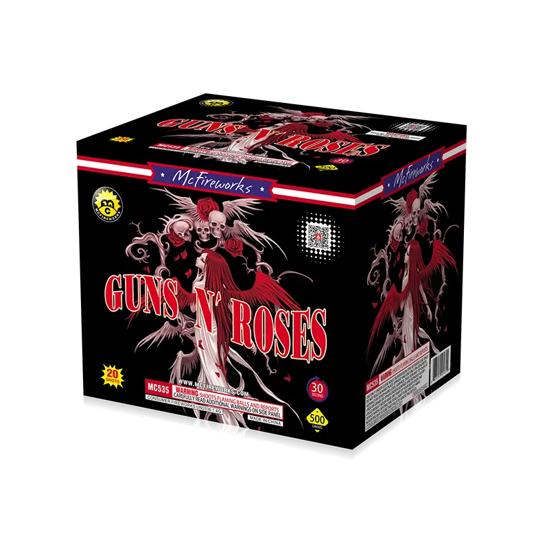 Guns N 'Roses 20 výstřelů 500g dort MC535